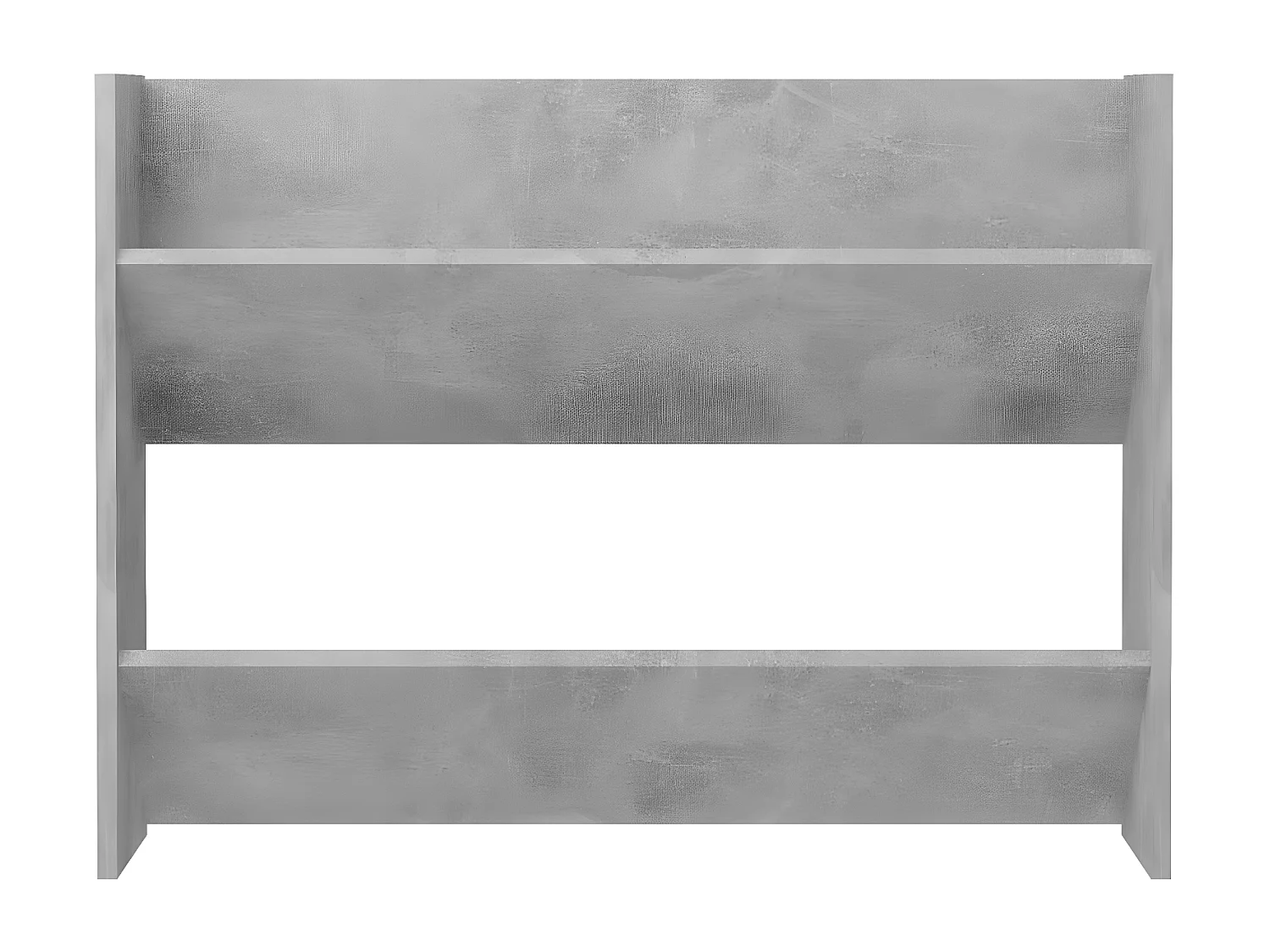 Armoire à chaussures murale Gris béton 80x18x60