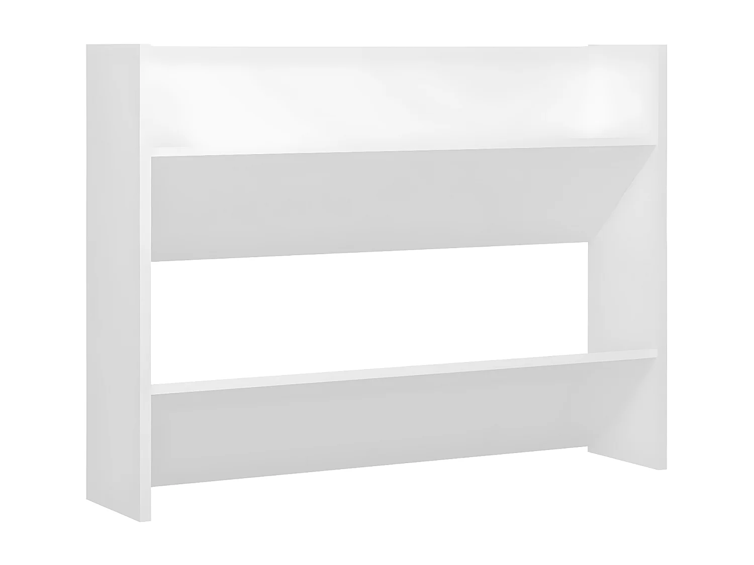 Armoire à chaussures murale Blanc 80x18x60