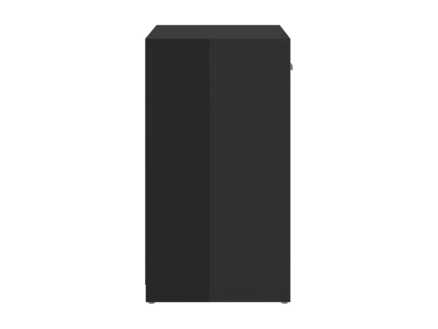 Banc à chaussures Noir brillant 94,5x31x57