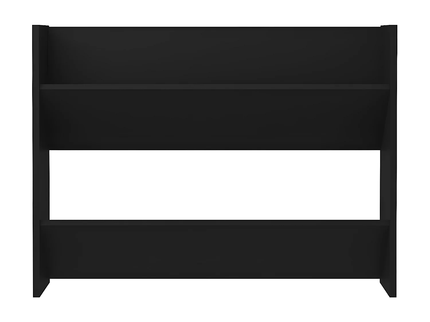 Armoire à chaussures murale Noir 80x18x60