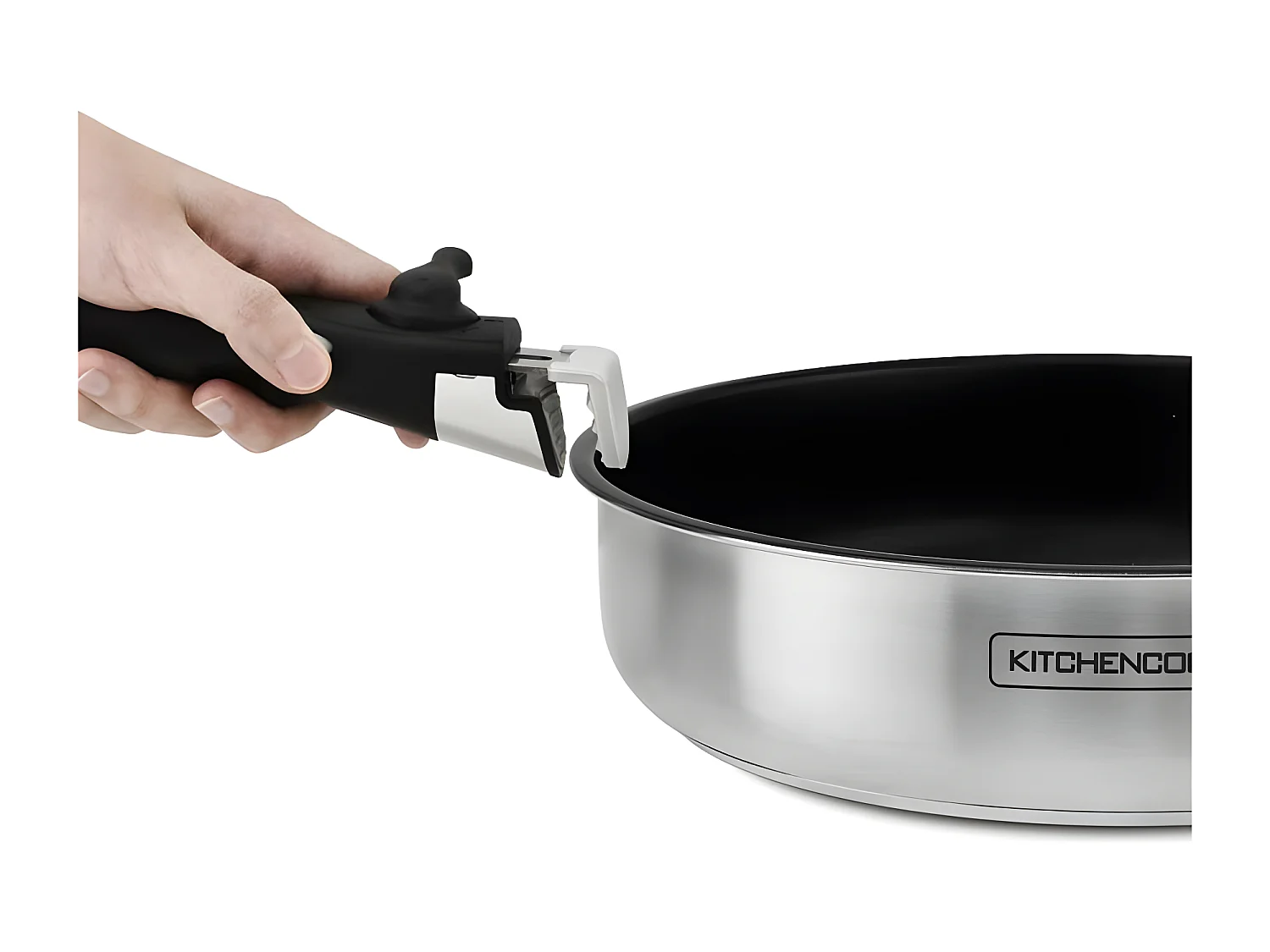 Batterie De Cuisine Inox Anti Adhésif 10 Pcs Tfi Flex10 Ix De Kitchencook