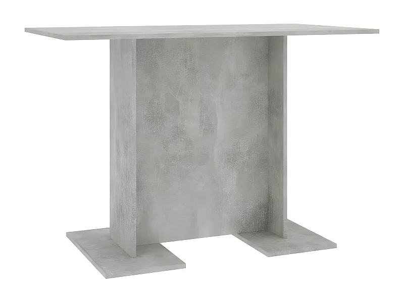 Table de salle à manger Gris béton 110 x 60x75