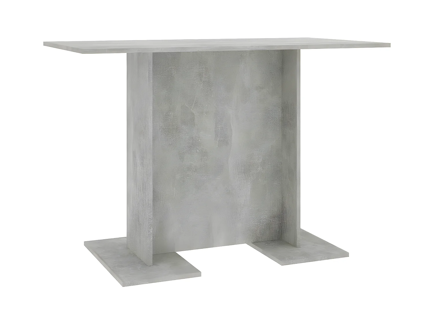 Table de salle à manger Gris béton 110 x 60x75