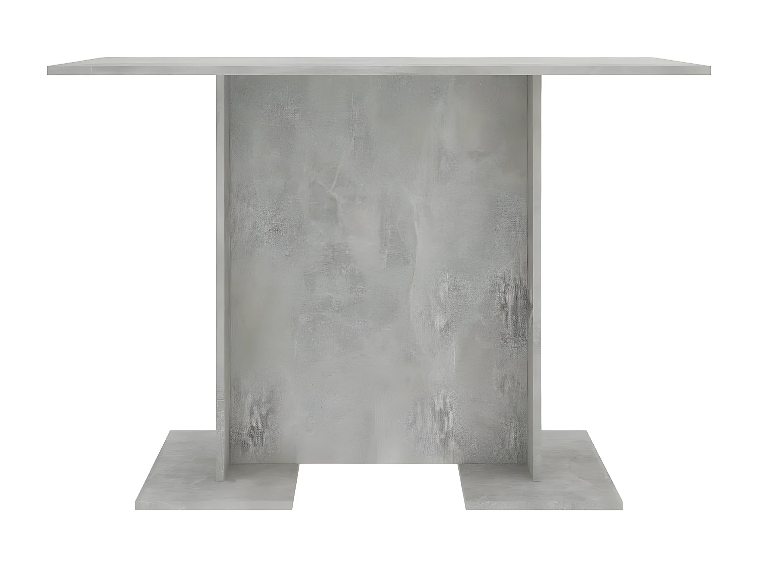 Table de salle à manger Gris béton 110 x 60x75