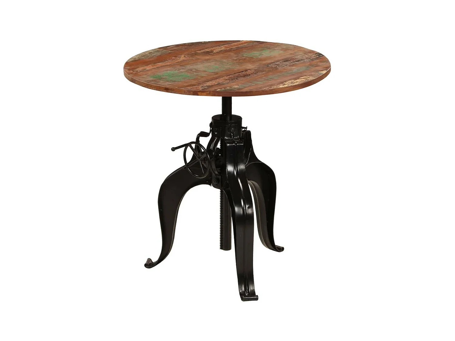 Table de bar Bois de récupération massif 75 x (76-110) cm