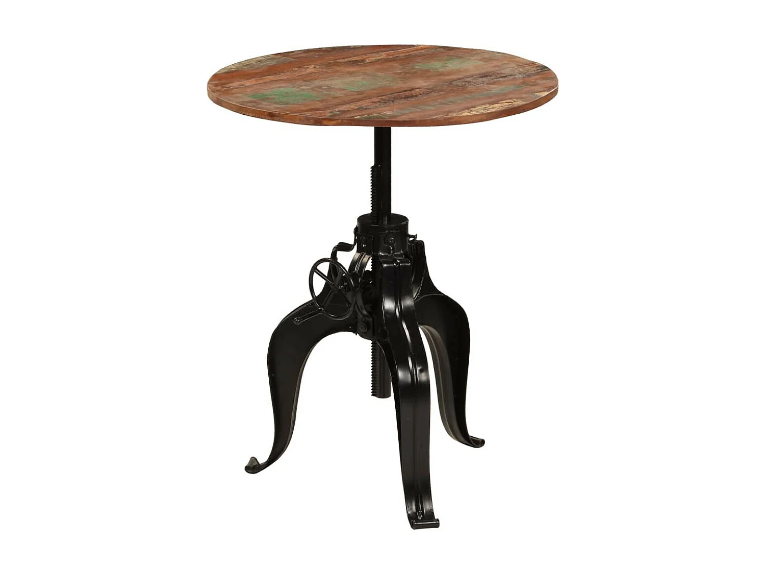 Table de bar Bois de récupération massif 75 x (76-110) cm