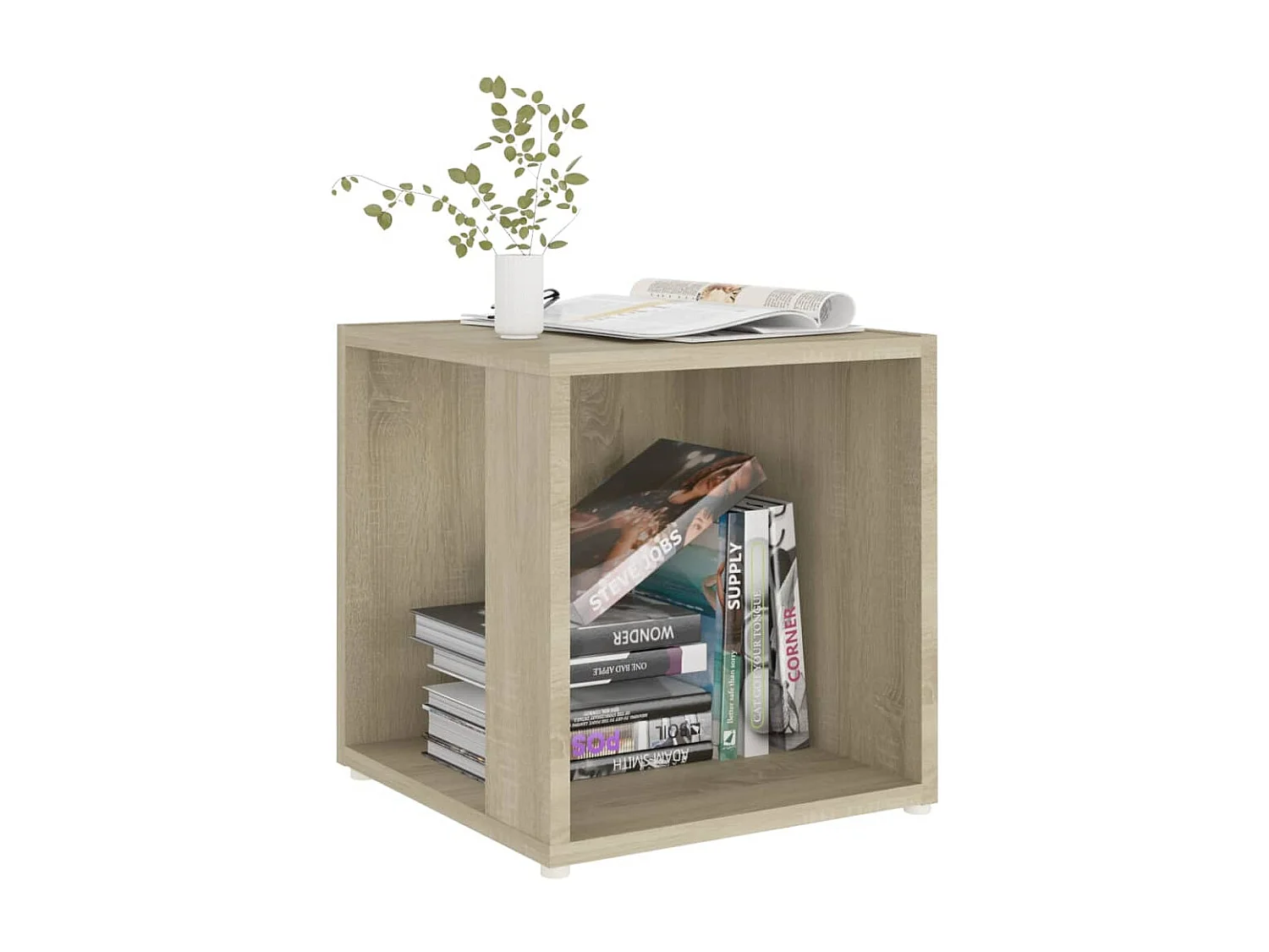 Table d'appoint Chêne sonoma 33x33x34,5