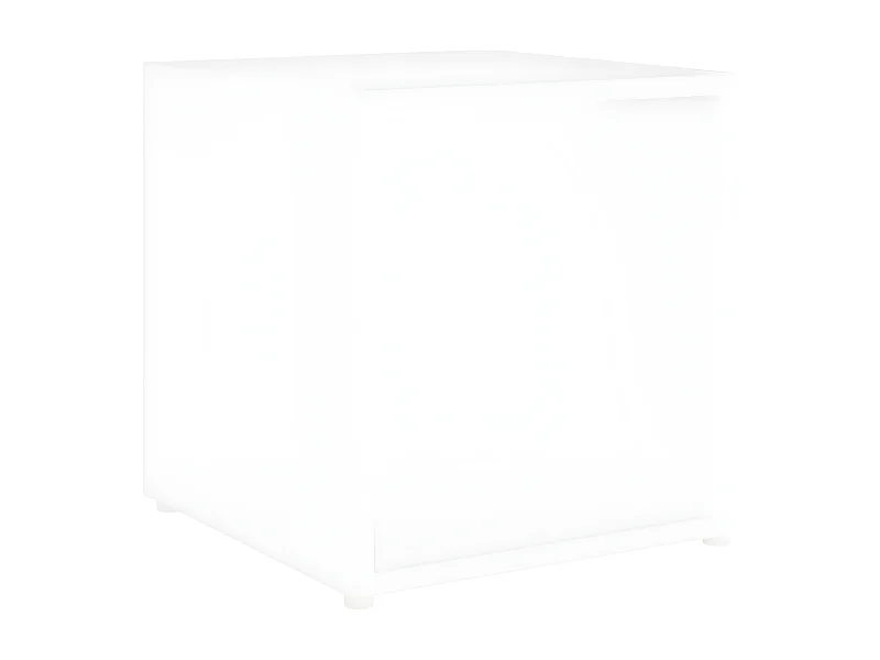Table d'appoint Blanc 33x33x34,5