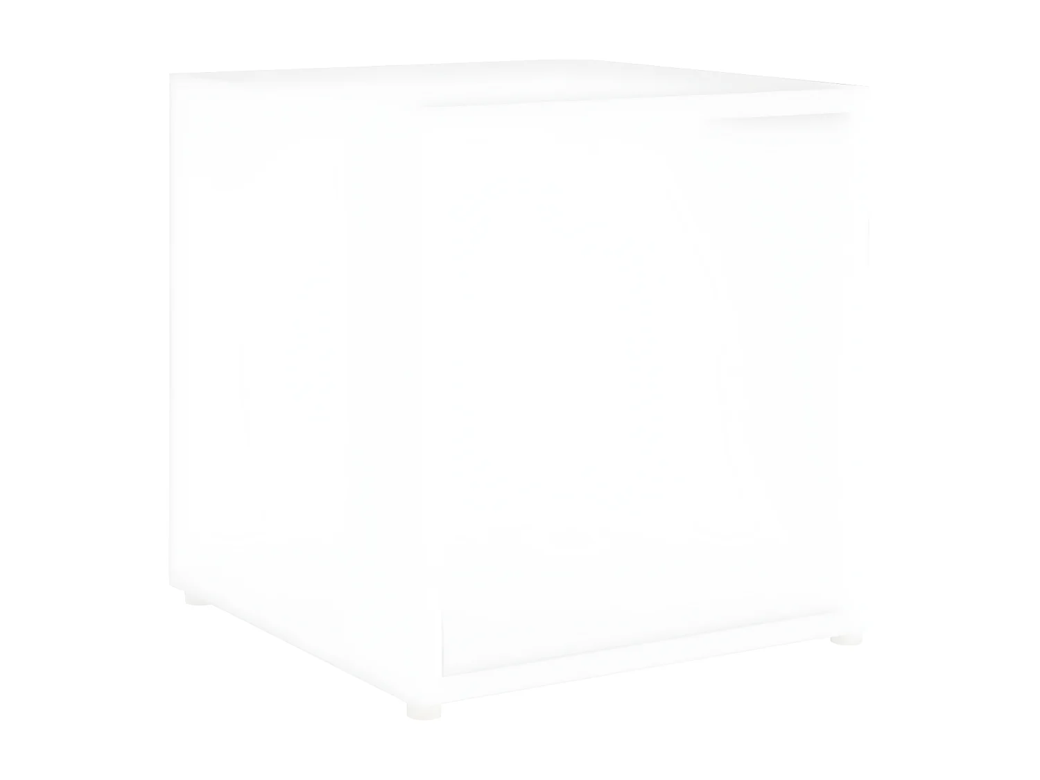 Table d'appoint Blanc 33x33x34,5