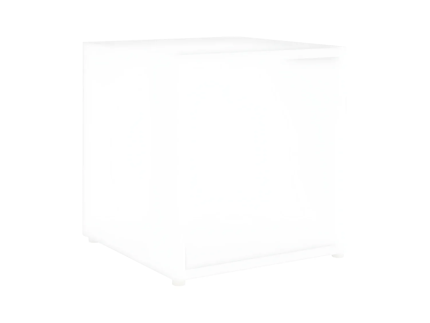 Table d'appoint Blanc 33x33x34,5