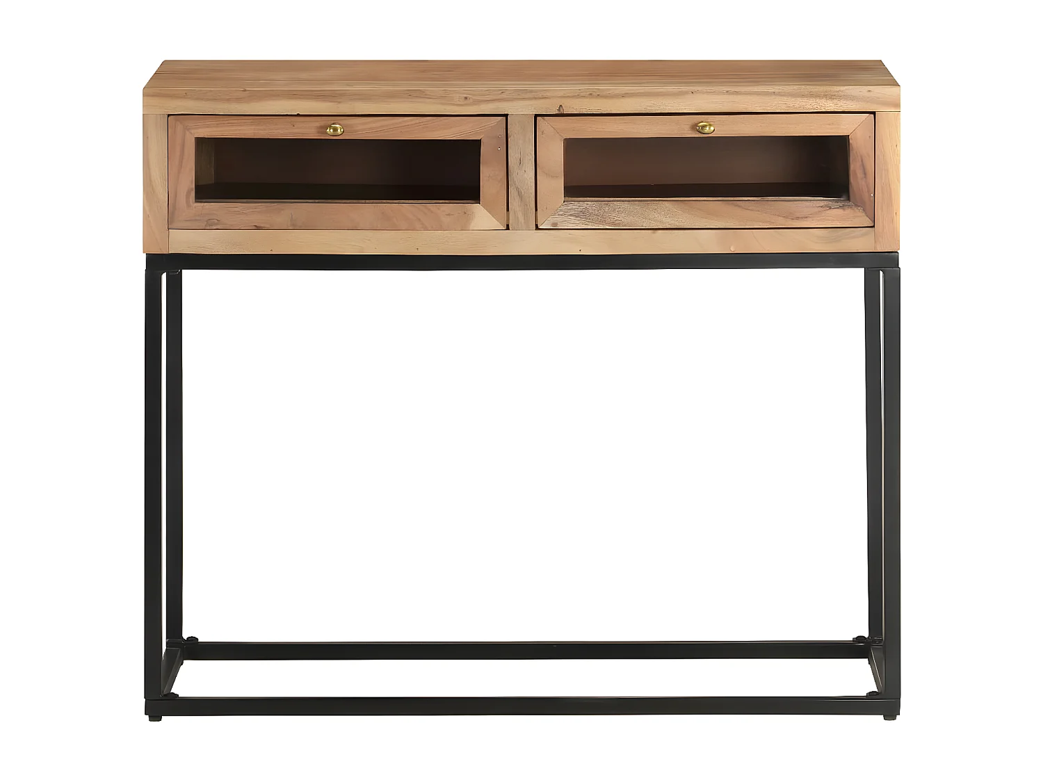 Table console 90x35x76 Bois d'acacia massif 3