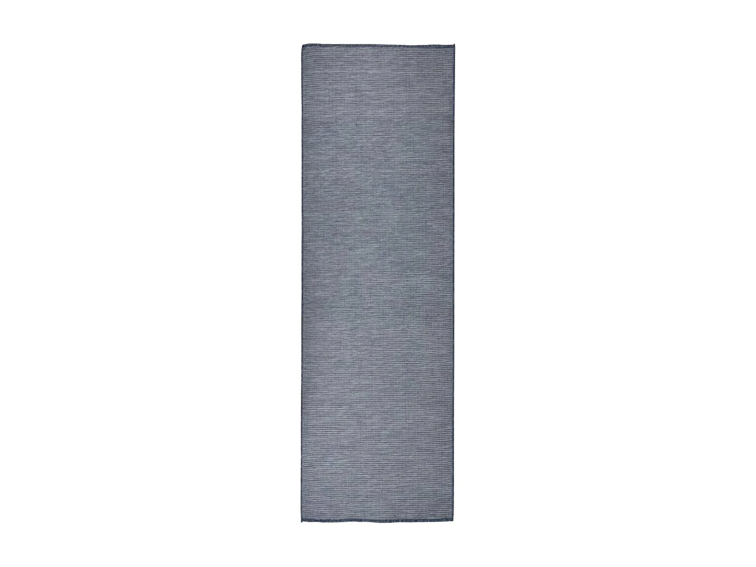 Tapis à tissage plat d'extérieur 80x250 Bleu