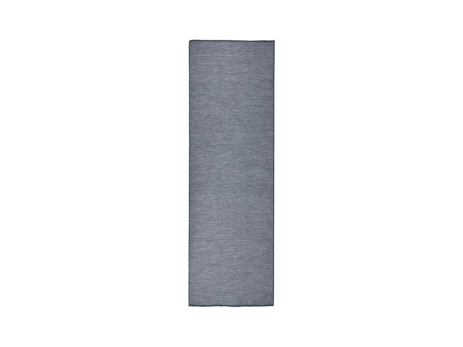 Tapis à tissage plat d'extérieur 80x250 Bleu