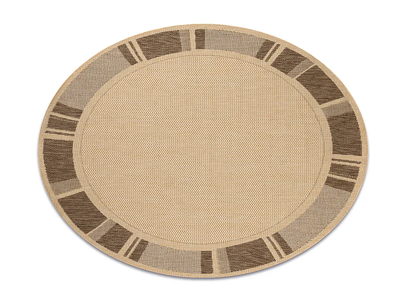 Sisal tapijt SISAL FLOORLUX ROND 20195 meer / koffiekleuring cercle 160 cm