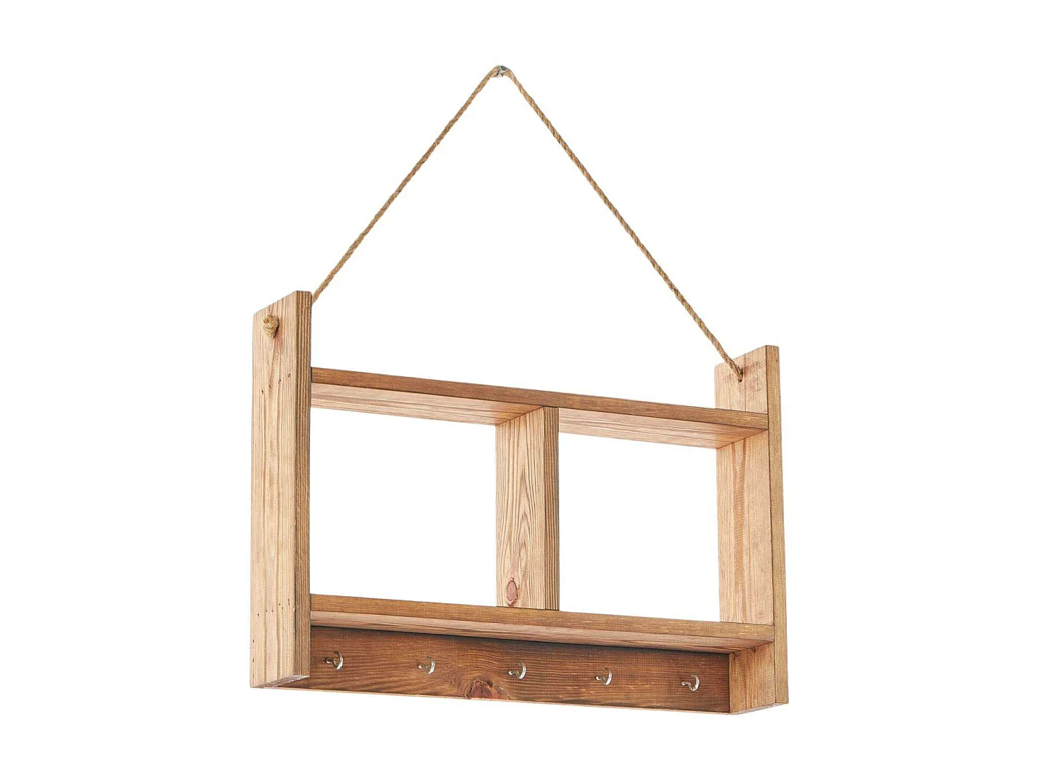 Etagère à suspendre avec 5 crochets