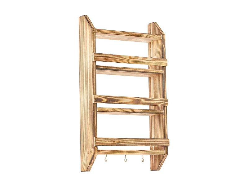 Etagère murale avec 3 crochets