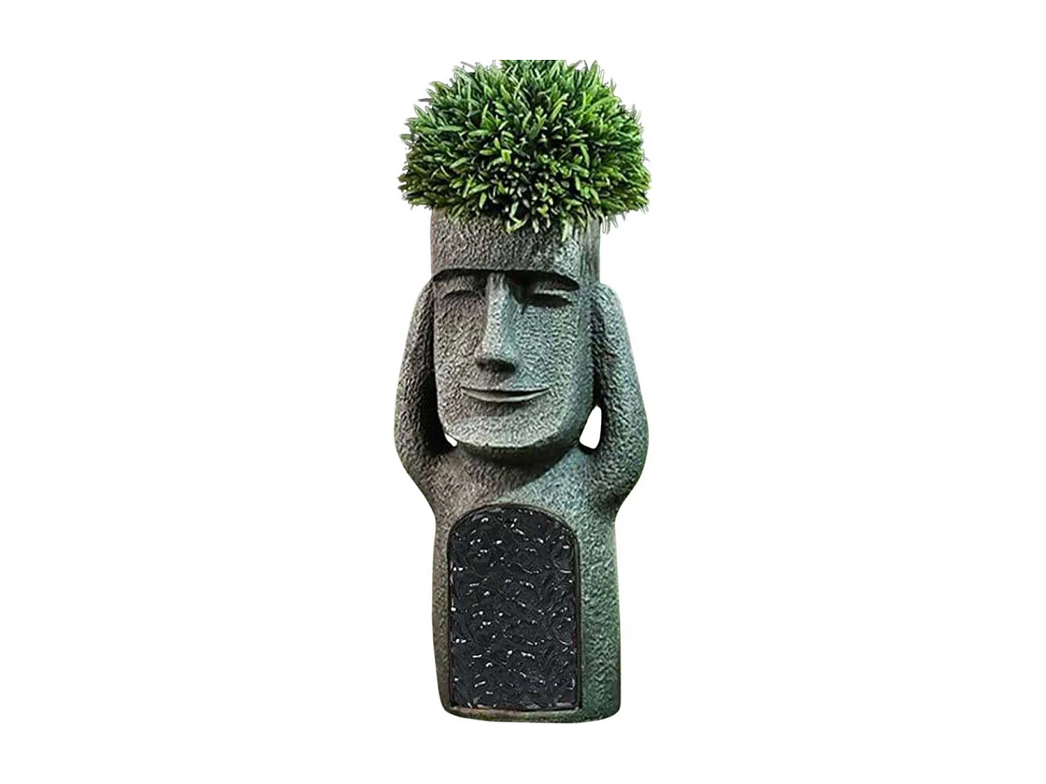 Jardinière Moai en polyrésine N'entend pas