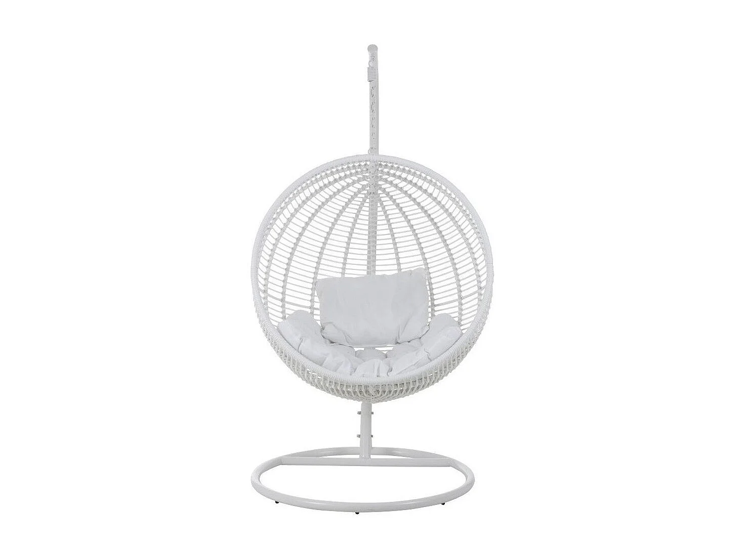 Fauteuil Suspendu Rond "Aciera" 193cm Blanc