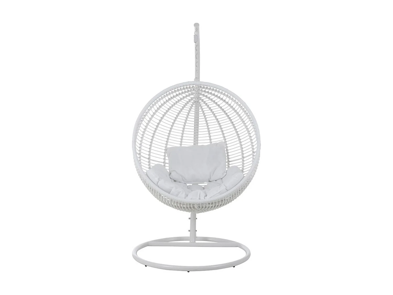 Fauteuil Suspendu Rond "Aciera" 193cm Blanc