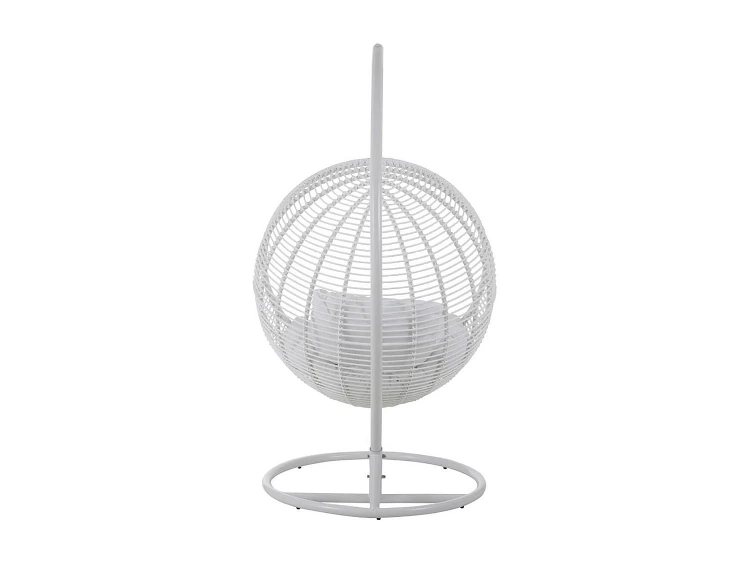 Fauteuil Suspendu Rond "Aciera" 193cm Blanc