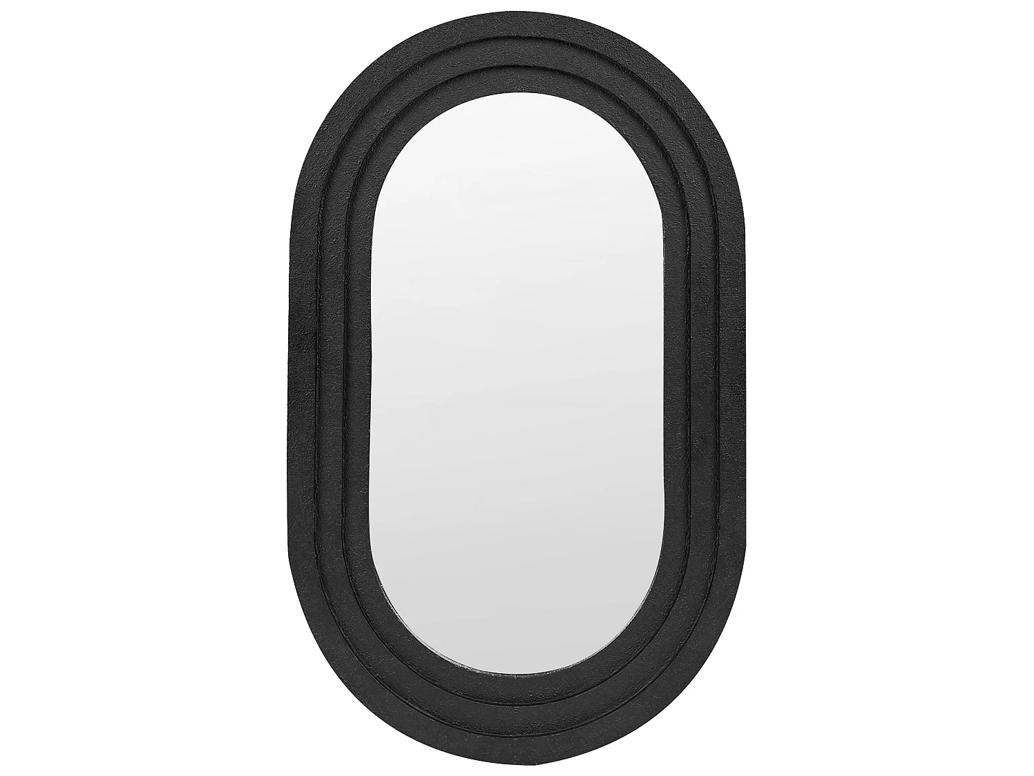 Wandspiegel MASSILLY 43 cm 69 cm Schwarz