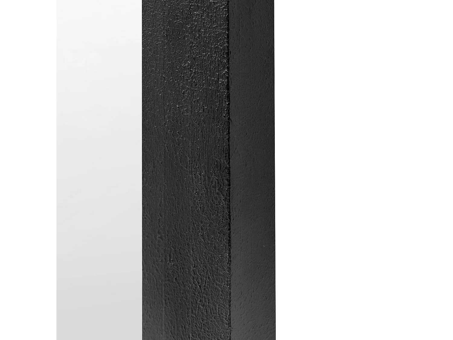 Wandspiegel MASSILLY 43 cm 69 cm Schwarz