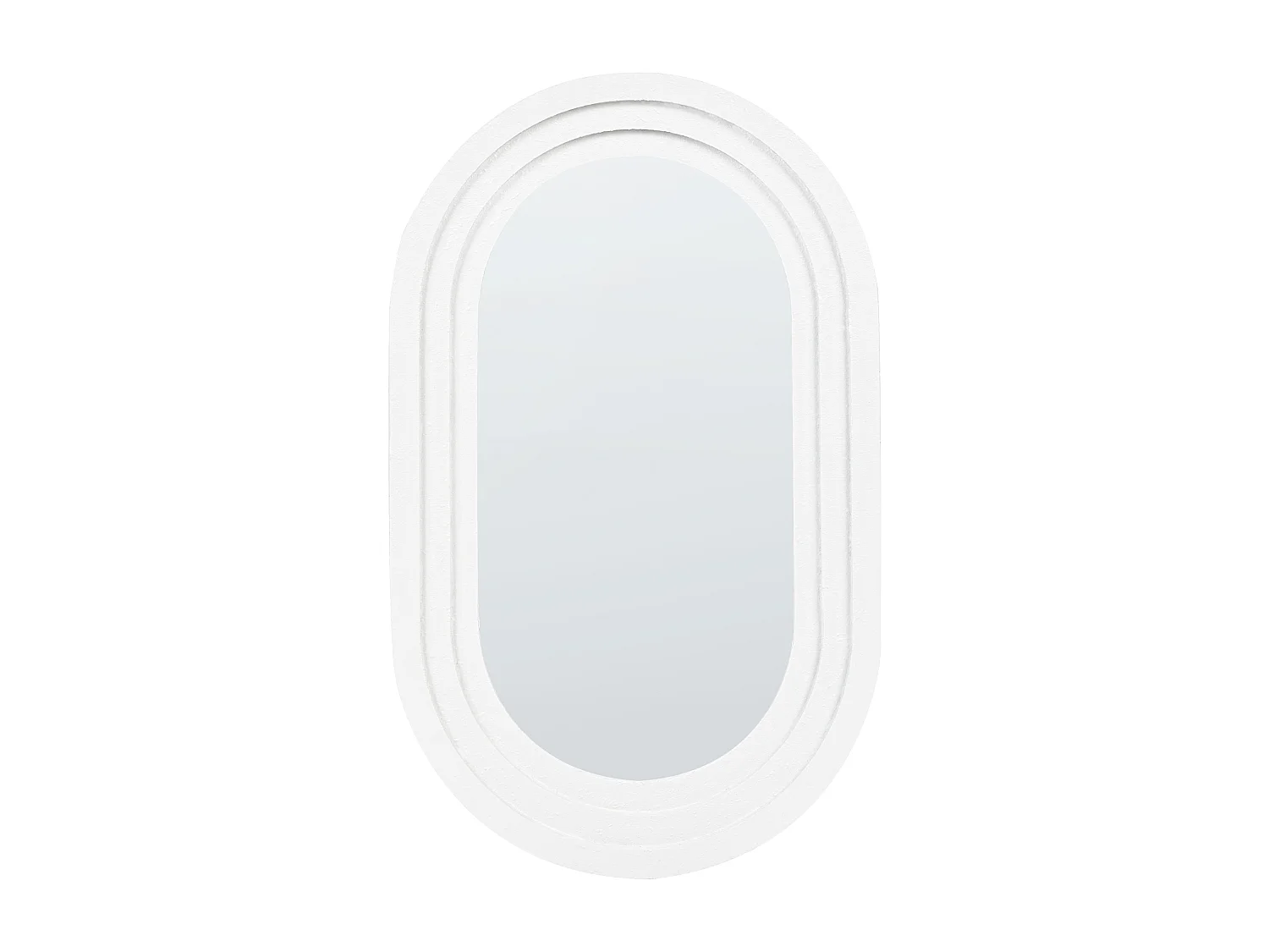 Miroir MASSILLY 43 cm 69 cm Blanc