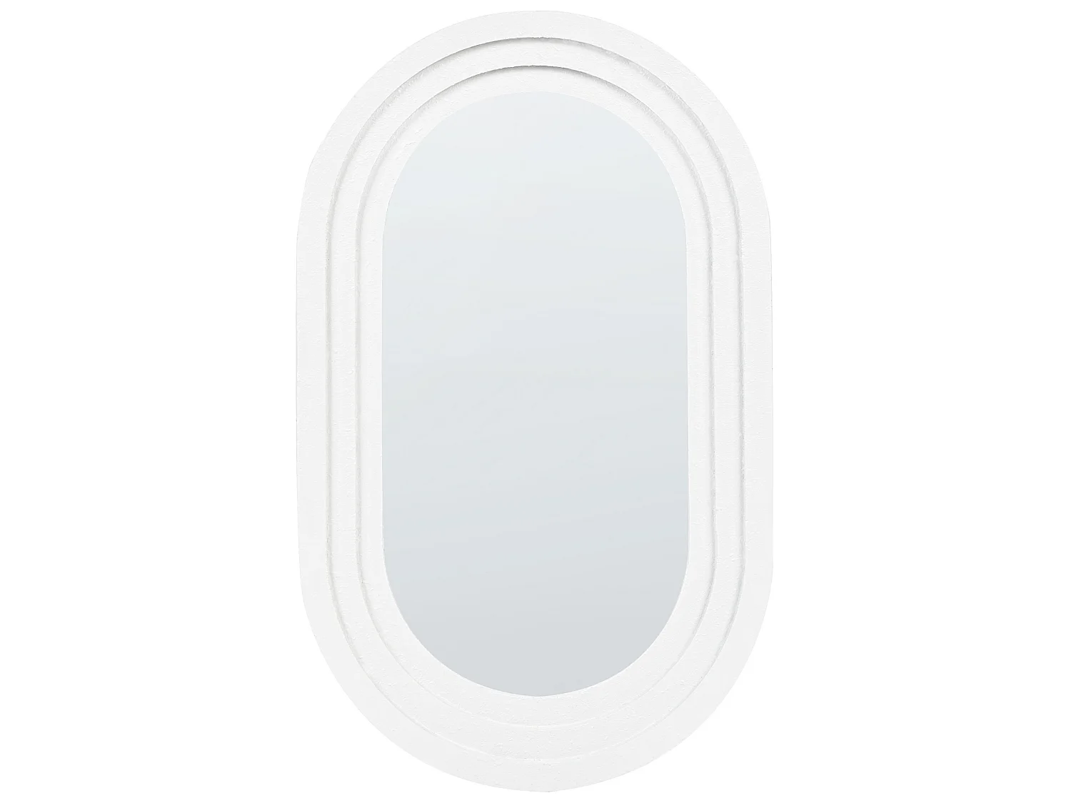 Wall Mirror MASSILLY 43 cm 69 cm White