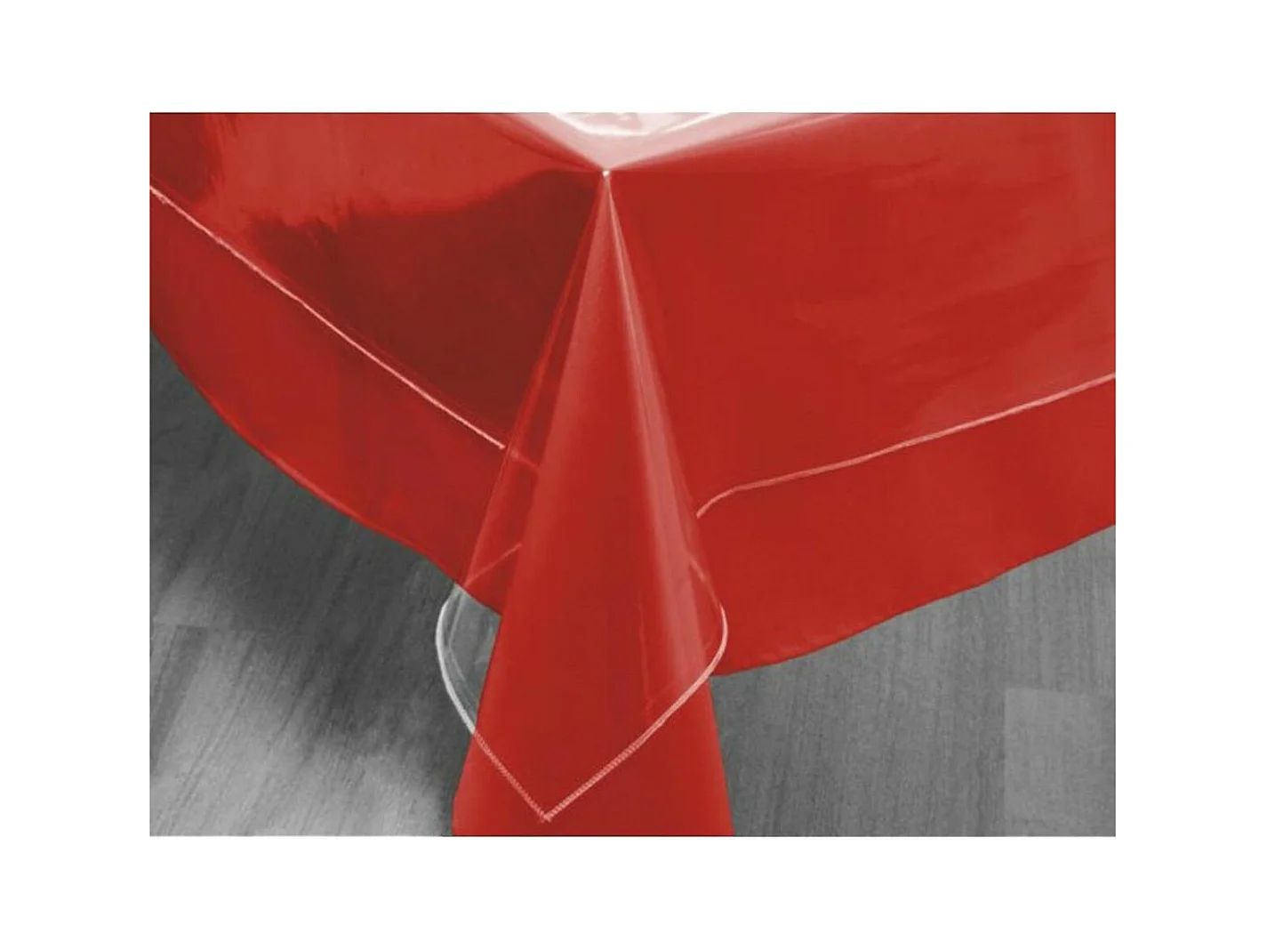 Nappe plastique transparente rectangulaire 140 x 300 cm