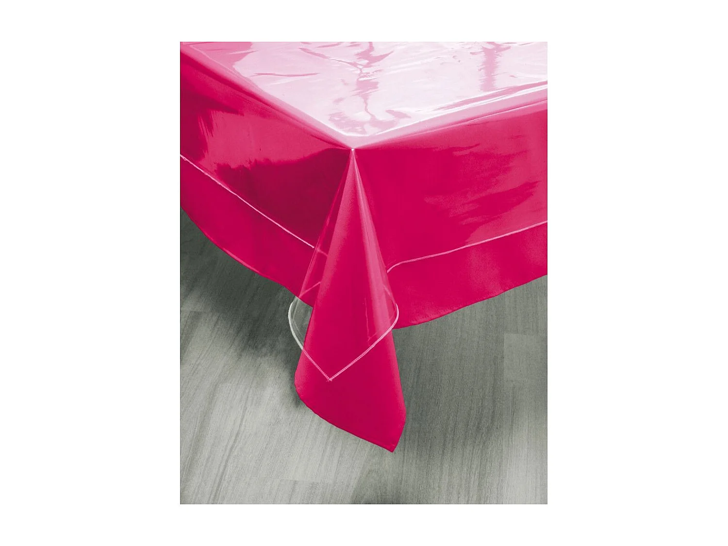 Nappe plastique transparente rectangulaire 140 x 300 cm