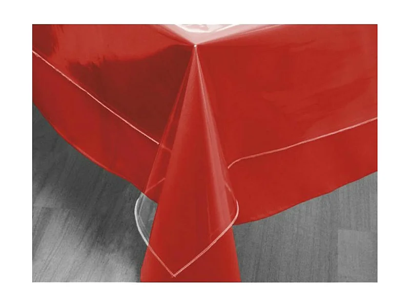 Nappe plastique transparente rectangulaire 140 x 300 cm