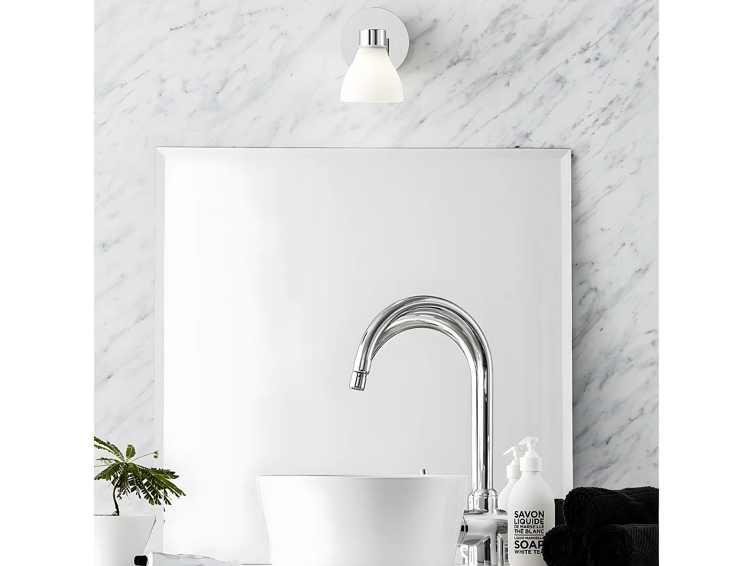 Applique murale étanche Cassis 1 source lumineuse - Markslojd