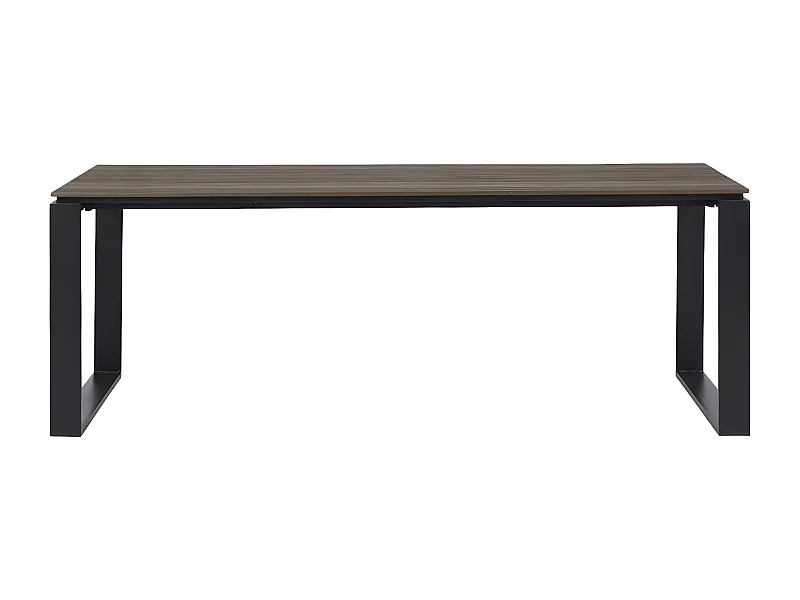 Martinus tuintafel 100x210cm zwart,bruin.