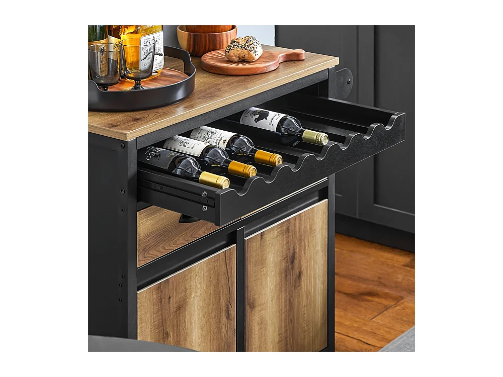 Wózek kuchenny, Kredens kuchenny z szufladami FKW122-SCH