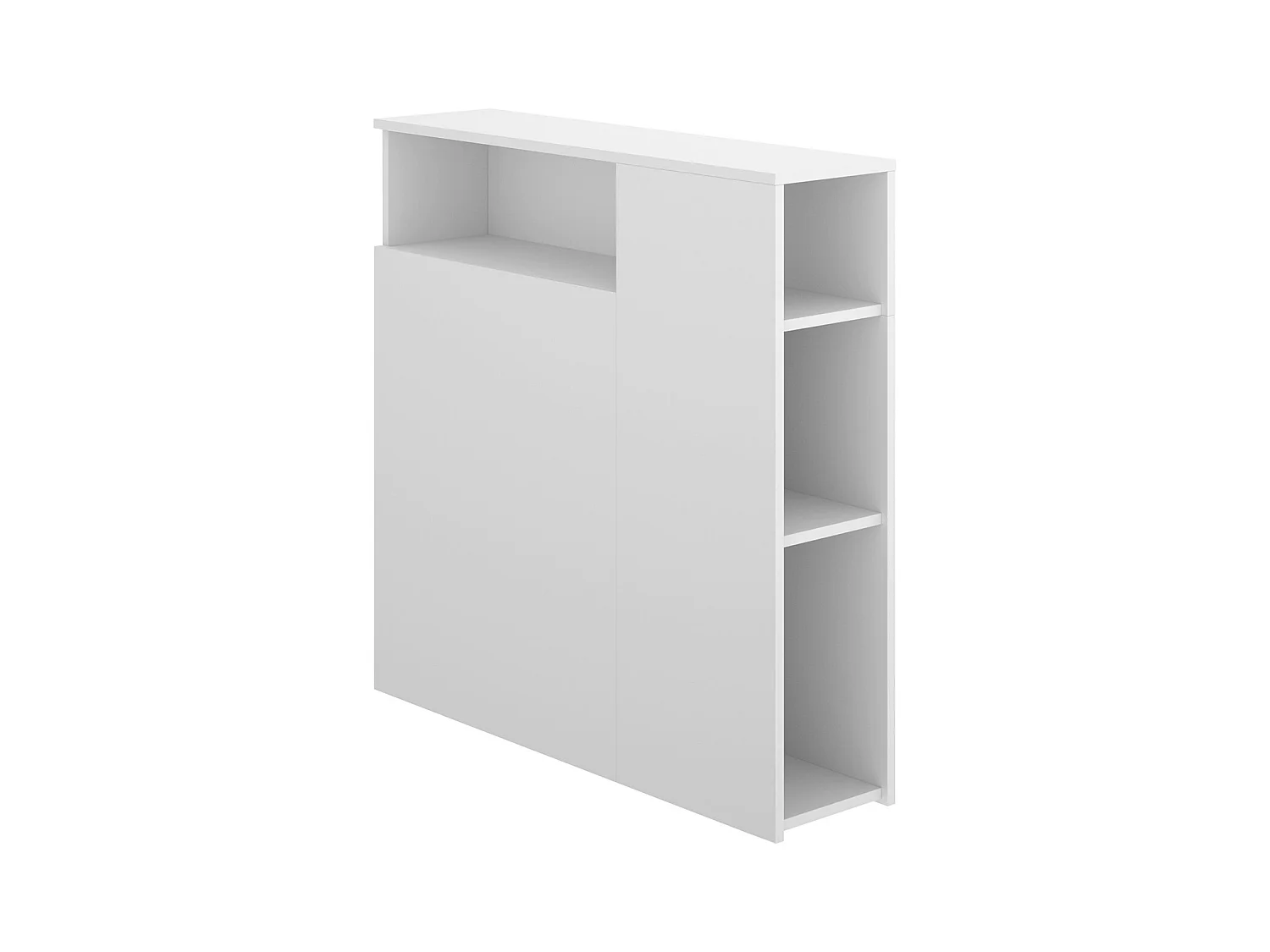 Tête de lit pour enfant en bois coloris blanc - Longueur 97 x Profondeur 23,5 x Hauteur 95 cm