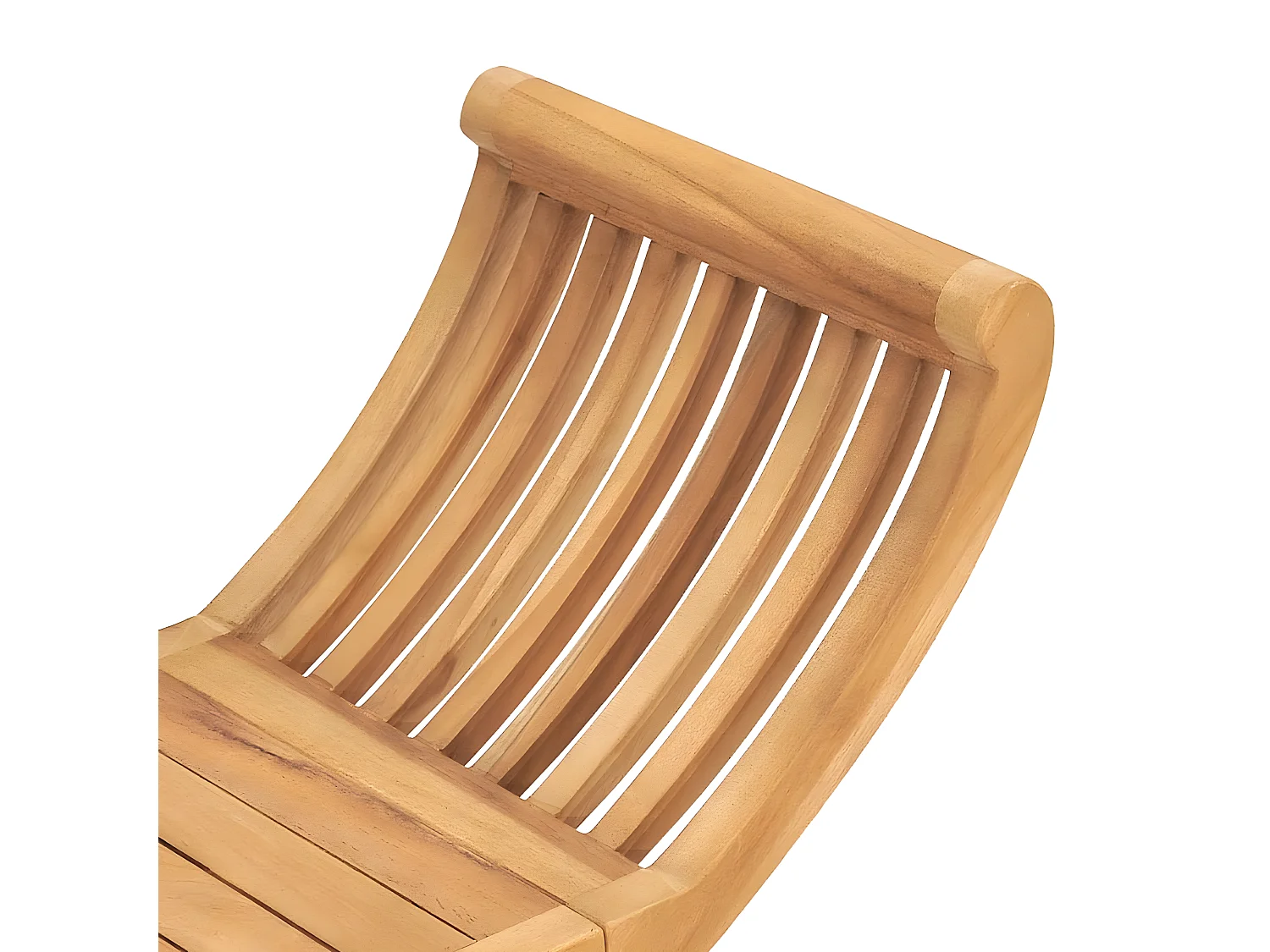 Banc de jardin 120cm Bois de teck solide 4