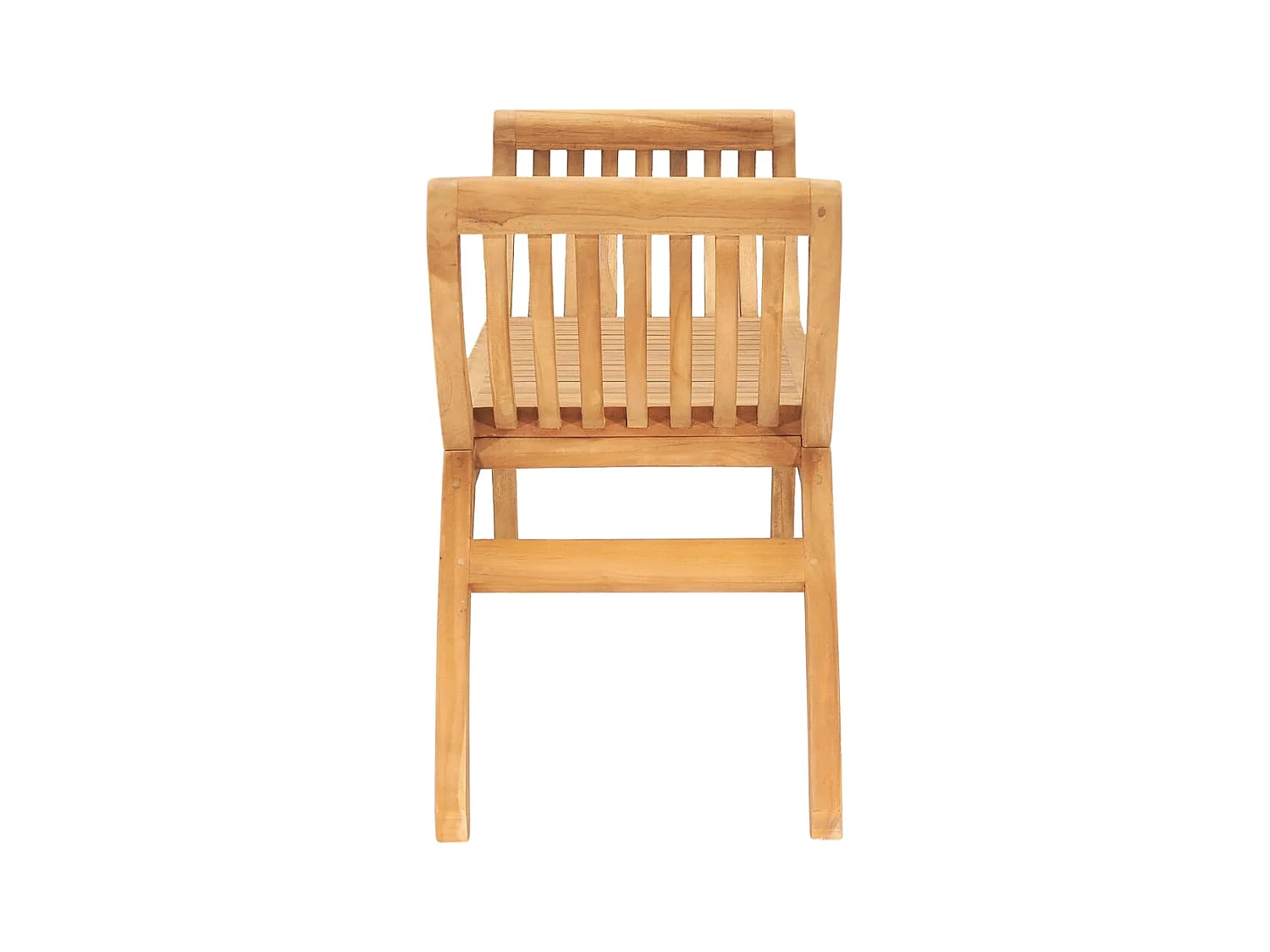 Banc de jardin 120cm Bois de teck solide 4