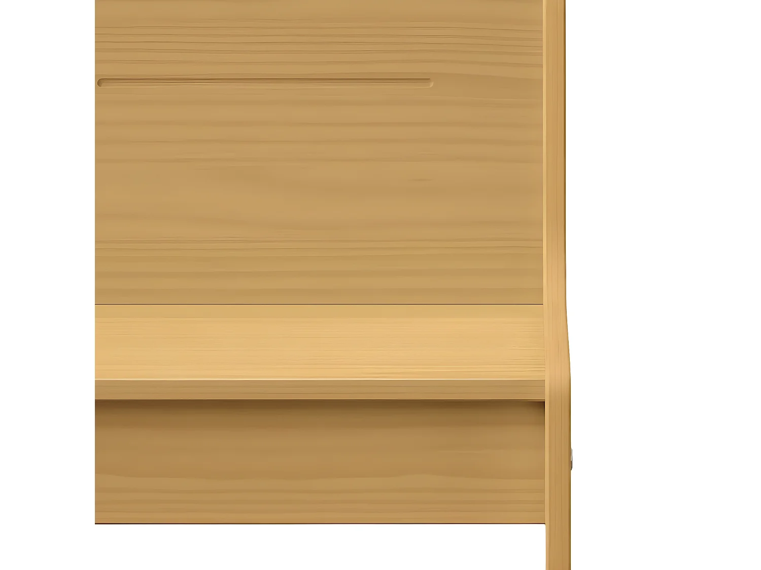 Banc d'angle de jardin 151cm Bois de pin solide Marron miel