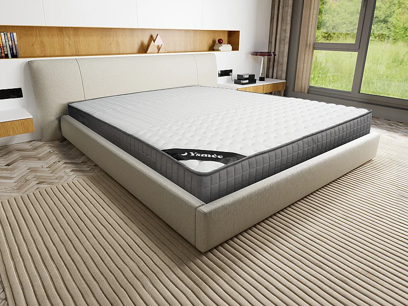 Matras 160 x 200 cm met schuim met vormgeheugen met 11 zones, dikte 22 cm - DANEVO van YSMÉE