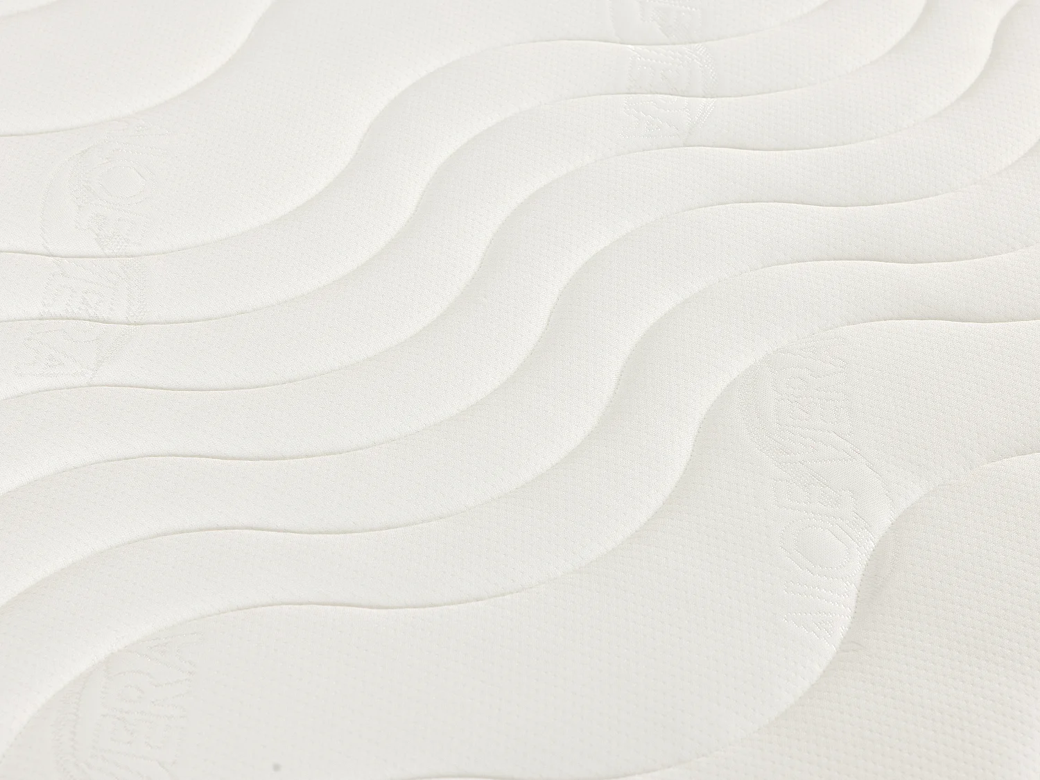 Zestaw kontynentalny zagłówek + stelaż + materac + nakładka na materac - 180 x 200 cm - Bukla - Beżowy - TRAVINO marki YSMÉE