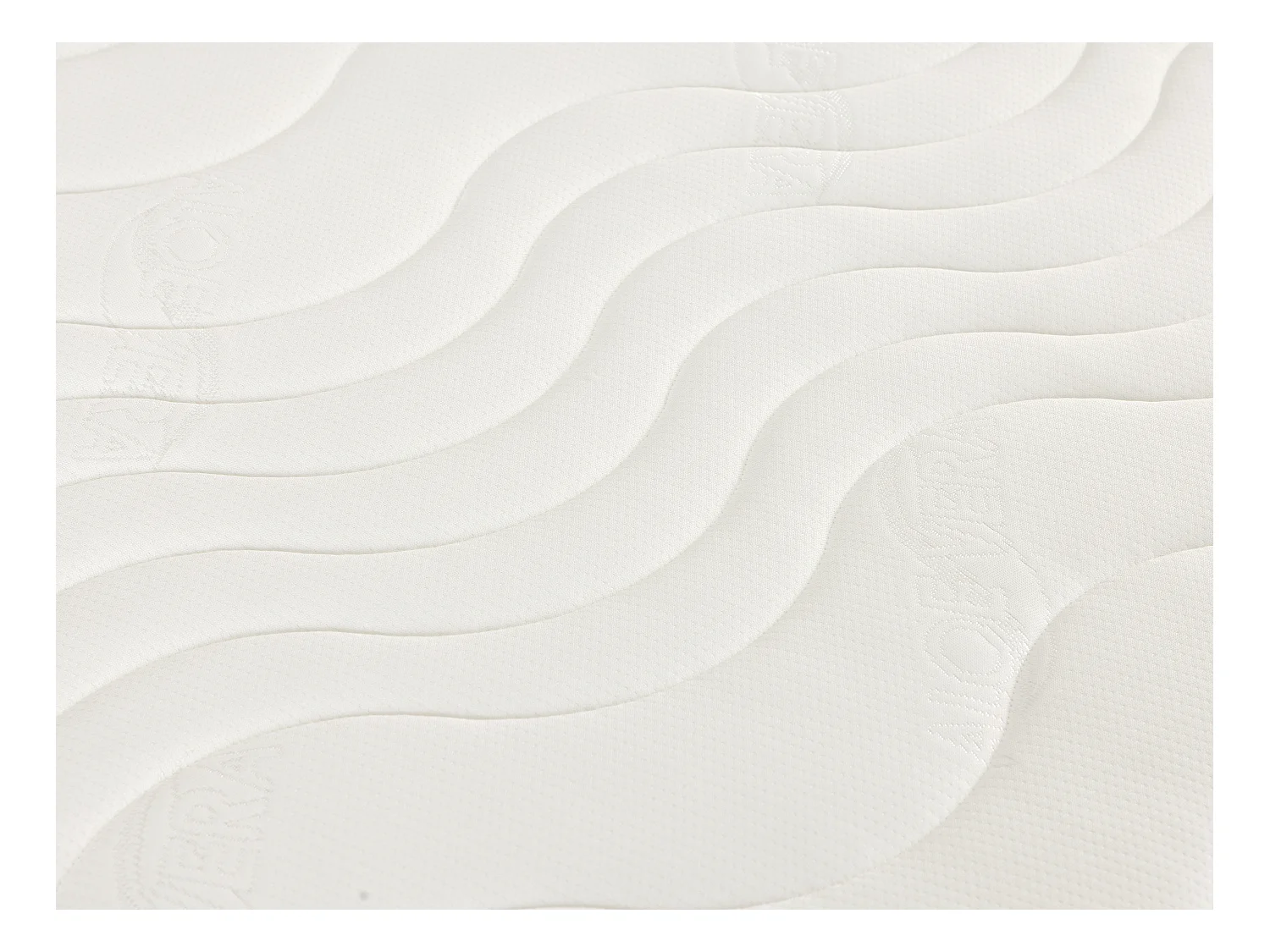 Boxspringbett komplett mit Bett-Kopfteil + Bettgestell + Matratze + Topper - 180 x 200 cm - Bouclé-Stoff - Beige - TRAVINO von YSMÉE