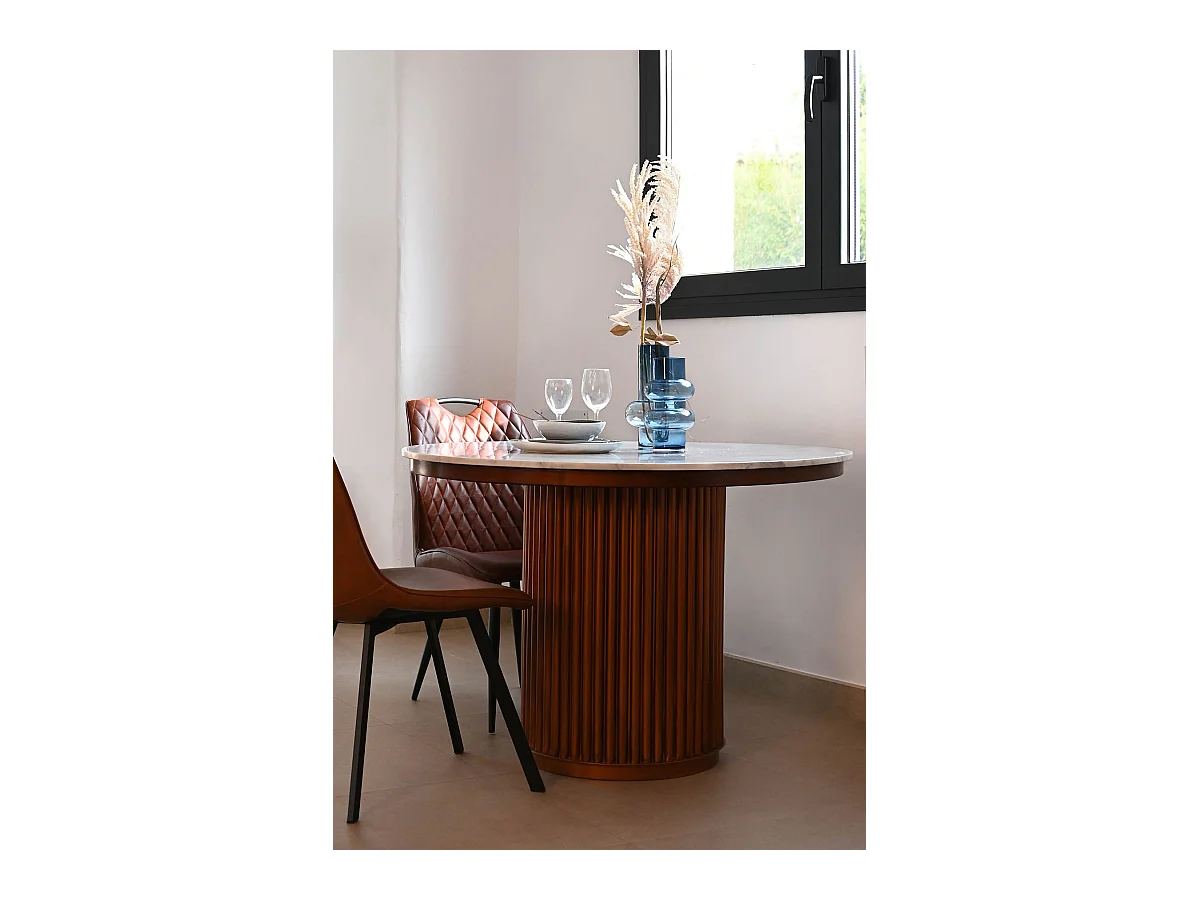 Lit superposé enfant coloris chêne naturel, blanc, imitation lamelles, couchage 90 x190 cm - longueur 245 x profondeur 111 x hauteur 150 cm