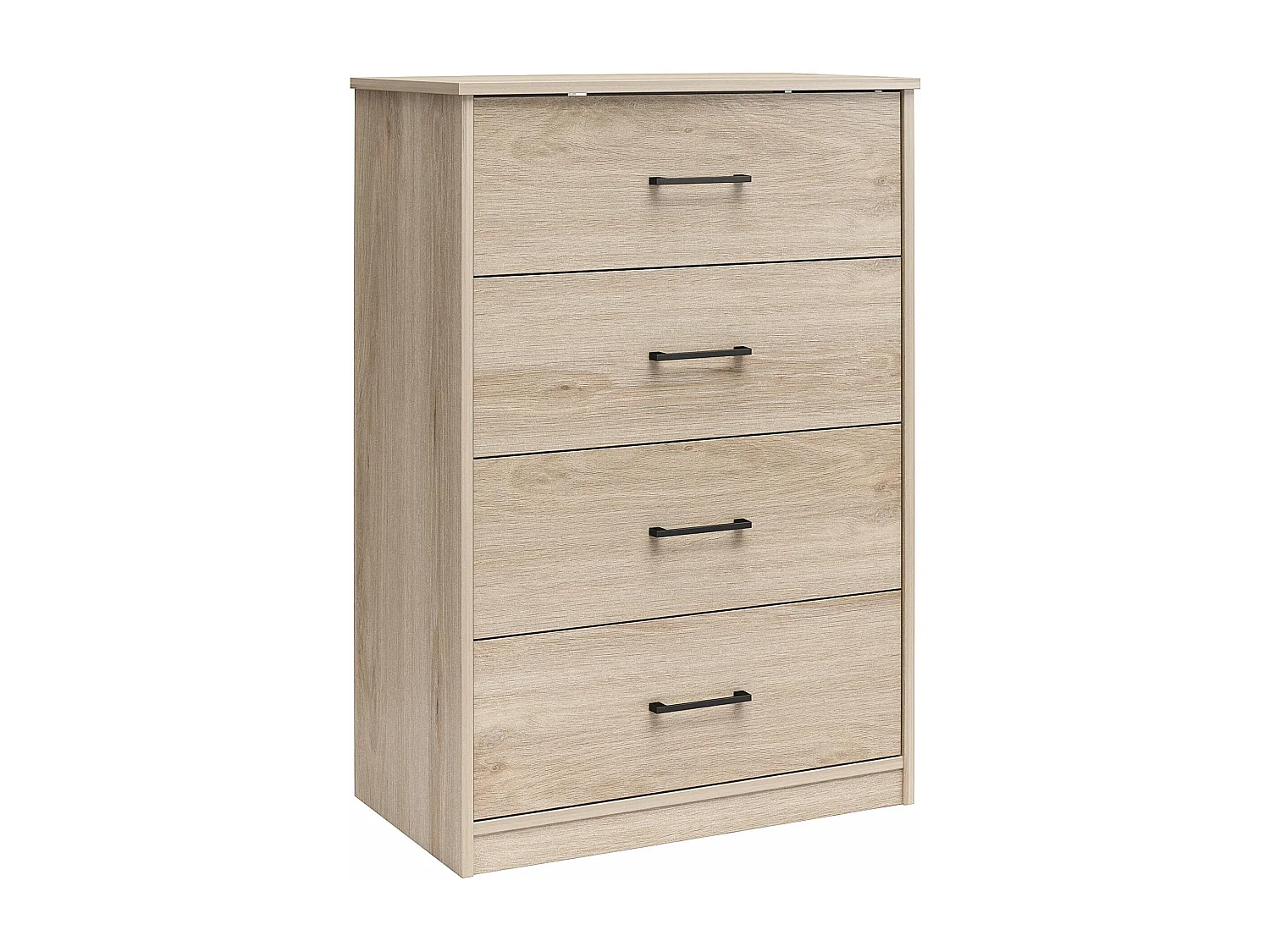 BrEZ | Commode à 4 tiroirs en effet chêne clair