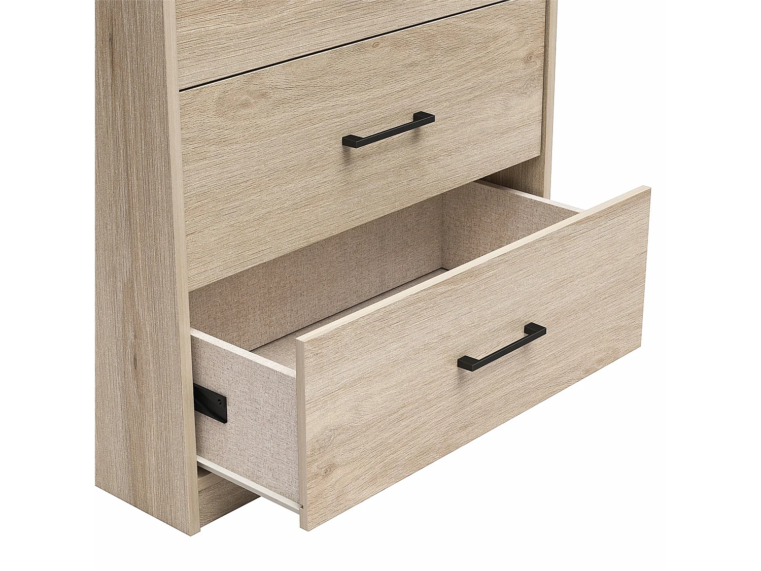 BrEZ | Commode à 4 tiroirs en effet chêne clair