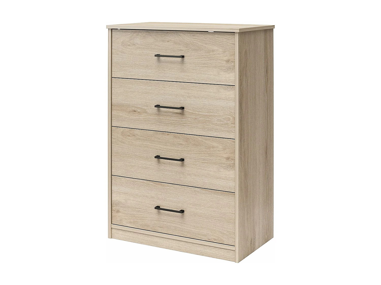 BrEZ | Commode à 4 tiroirs en effet chêne clair