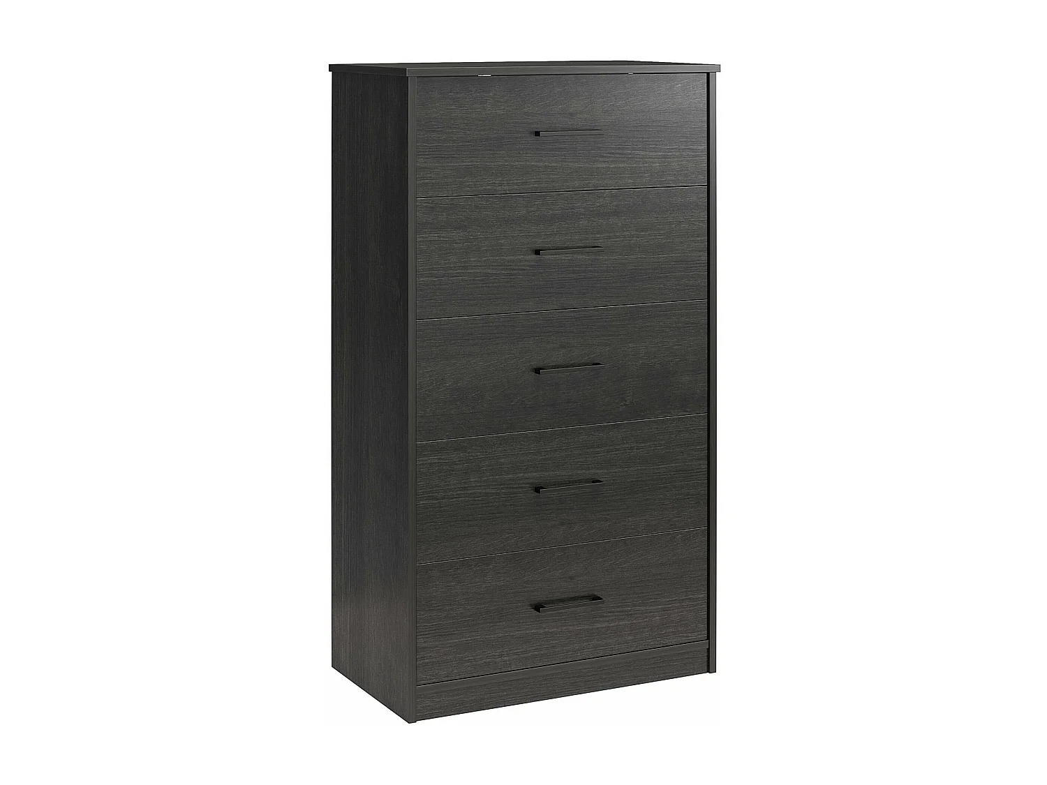 BrEZ | Commode à 5 tiroirs en effet chêne noir