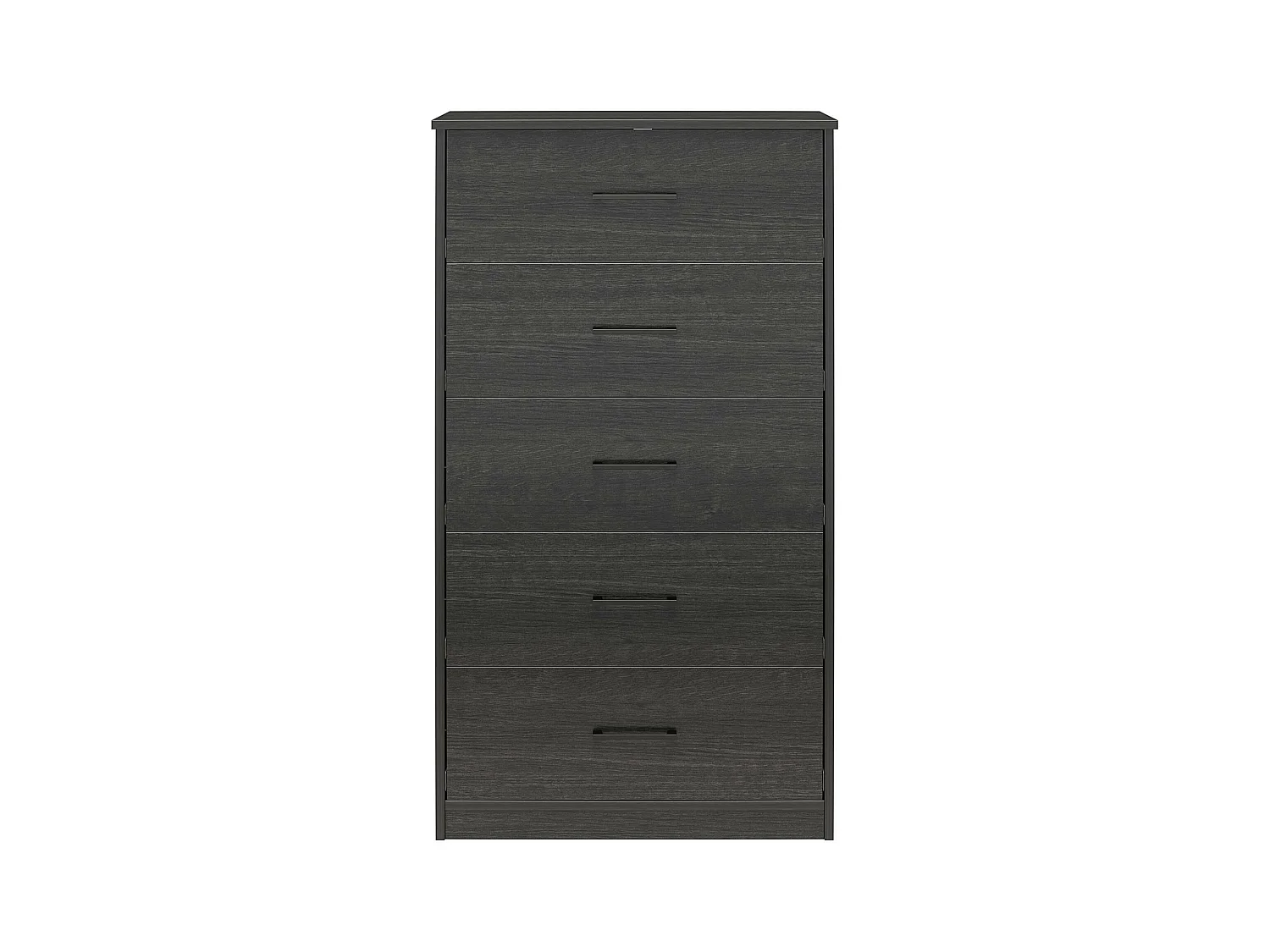 BrEZ | Commode à 5 tiroirs en effet chêne noir