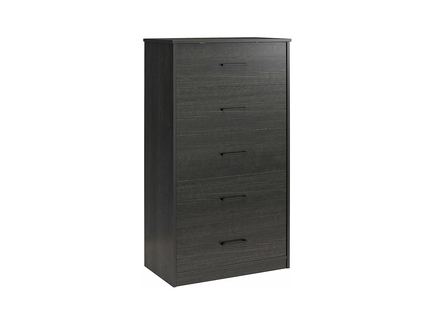 BrEZ | Commode à 5 tiroirs en effet chêne noir