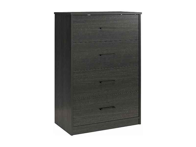 BrEZ | Commode à 4 tiroirs en effet chêne noir