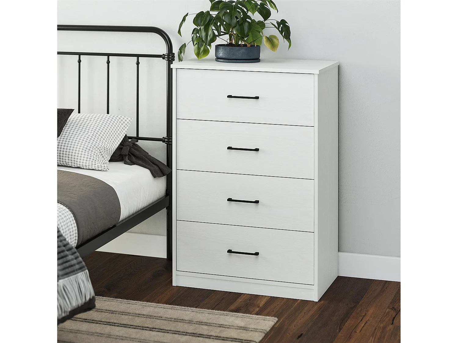 BrEZ | Commode met 4 Laden in Wit